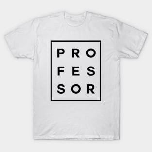 Professor Boxed (Black) T-Shirt